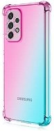 TopQ Cover Samsung A53 5G silicone Shock rainbow mint-pink 72714 - Phone Cover