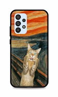 TopQ Cover Samsung A53 5G silicone Scared Cat 72828 - Phone Cover