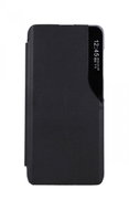 TopQ Case Samsung S21 FE Smart View booklet black 70372 - Phone Case
