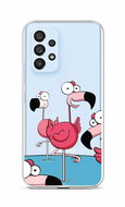 TopQ Cover Samsung A53 5G silicone Cartoon Flamingos 72360 - Phone Cover