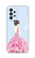 TopQ Kryt Samsung A53 5G silikón Pink Princess 72348 - Kryt na mobil