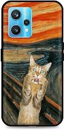 TopQ Kryt Realme 9 Pro+ silikón Scared Cat 73339 - Kryt na mobil