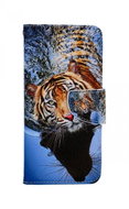 TopQ Case Xiaomi Redmi Note 11 Book Brown Tiger 73686 - Phone Case