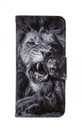 TopQ Case Xiaomi Redmi Note 11 book Black and white lion 73671 - Phone Case