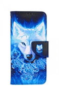 TopQ Xiaomi Redmi Note 11 book case Turquoise wolf 73419 - Phone Case