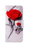 TopQ Case Xiaomi Redmi Note 11 Book Red Rose 73656 - Phone Case
