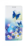 TopQ Cover Xiaomi Redmi 9 book White with butterfly 53921 - Phone Cover