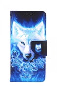 TopQ Xiaomi Redmi Note 11 Pro book case Turquoise wolf 73714 - Phone Case