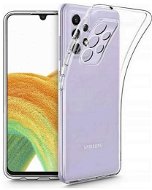 TopQ Kryt Samsung A33 5G silikón 2 mm priehľadný 73898 - Kryt na mobil