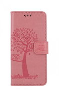 TopQ Case Xiaomi Redmi 9C booklet Pink tree owls 56028 - Phone Case