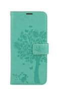 Forcell Case Xiaomi Redmi Note 11 book Tree with cat green 73902 - Phone Case