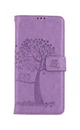 TopQ Case Samsung A13 book Light purple tree owls 73816 - Phone Case
