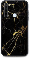 TopQ Cover LUXURY Xiaomi Redmi Note 8T solid Marble black-gold 46902 - Phone Cover