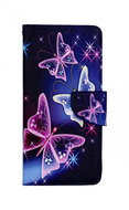 TopQ Case Samsung A13 book Blue with butterflies 73384 - Phone Case