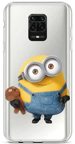 TopQ Cover Xiaomi Redmi Note 9 Pro silicone Minion Kid 50046 - Phone Cover - Main image