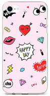 TopQ Cover iPhone SE 2020 silicone Happy Day 49562 - Phone Cover