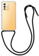 TopQ Cover Vivo V23 5G silicone with black cord transparent 72452 - Phone Cover