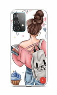 TopQ Cover Samsung A52 silicone Girl 58671 - Phone Cover
