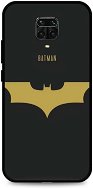 TopQ Kryt LUXURY Xiaomi Redmi Note 9 Pro pevný Gold Batman 52569 - Kryt na mobil