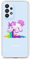 TopQ Cover Samsung A33 5G silicone Rainbow Splash 74197 - Phone Cover