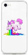 TopQ Cover iPhone SE 2022 silicone Rainbow Splash 74026 - Phone Cover