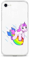 TopQ Cover iPhone SE 2022 silicone Flying Unicorn 74022 - Phone Cover