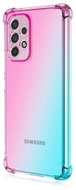 TopQ Cover Samsung A33 5G silicone Shock rainbow mint-pink 74003 - Phone Cover
