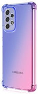 TopQ Cover Samsung A33 5G silicone Shock rainbow blue-pink 74001 - Phone Cover