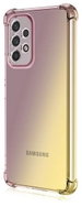 TopQ Cover Samsung A33 5G silicone Shock rainbow purple-yellow 73999 - Phone Cover