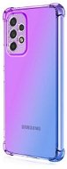 TopQ Kryt Samsung A33 5G silikón Shock dúhový fialovo-modrý 73997 - Kryt na mobil