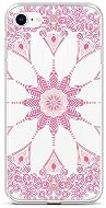 TopQ Cover iPhone SE 2022 silicone Pink Mandala 73966 - Phone Cover