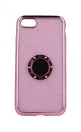 TopQ Cover iPhone SE 2020 silicone Diamond pink 49349 - Phone Cover