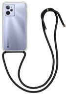 TopQ Cover Realme C31 silicone with black cord transparent 74266 - Phone Cover