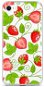 TopQ Kryt iPhone SE 2022 silikón Strawberries 74008 - Kryt na mobil
