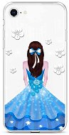 TopQ Cover iPhone SE 2022 silicone Blue Princess 74004 - Phone Cover