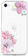 TopQ Cover iPhone SE 2022 silicone Violet Blossom 73986 - Phone Cover