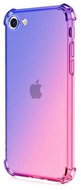 TopQ Cover iPhone SE 2022 silicone Shock rainbow blue-pink 74169 - Phone Cover
