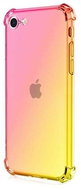 TopQ Cover iPhone SE 2022 silicone Shock rainbow pink-yellow 74163 - Phone Cover