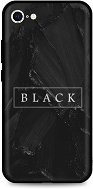 TopQ Cover LUXURY iPhone SE 2022 solid Black 74117 - Phone Cover