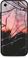 TopQ Cover LUXURY iPhone SE 2022 hard Pink Broken 74075 - Phone Cover