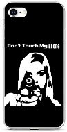 TopQ Cover iPhone SE 2022 silicone Don´t Touch Gun 73946 - Phone Cover