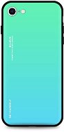 TopQ Kryt LUXURY iPhone SE 2022 pevný dúhový zelený 73934 - Kryt na mobil