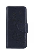 TopQ Case Xiaomi Redmi Note 11 book Butterfly blue dark 73691 - Phone Case