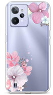TopQ Cover Realme C31 silicone Violet Blossom 74417 - Phone Cover