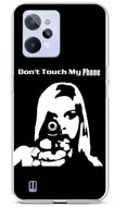 TopQ Cover Realme C31 silicone Don't Touch Gun 74353 - Phone Cover