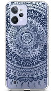 TopQ Cover Realme C31 silicone Navy Mandala 74358 - Phone Cover