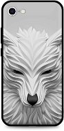 TopQ Kryt LUXURY iPhone SE 2022 pevný Biely vlk 74094 - Kryt na mobil
