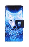 TopQ Case Samsung A53 5G booklet Turquoise wolf 73581 - Phone Case