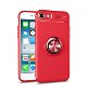 TopQ Kryt iPhone SE 2022 červený s červeným prsteňom 74635 - Kryt na mobil