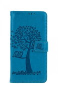 TopQ Case Realme 9 Pro Book Turquoise Tree Owls 73765 - Phone Case